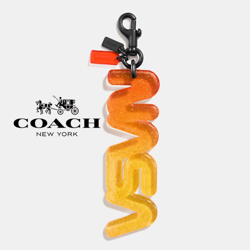 Coach x NASA Space Resin Bag Charm Key Fob Limited Edition Collection Rocket